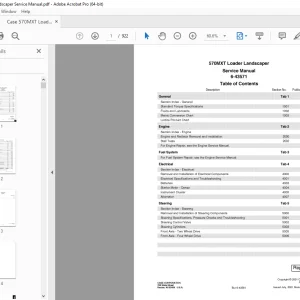 Case 570MXT Loader Landscaper Service Manual - PDF DOWNLOAD