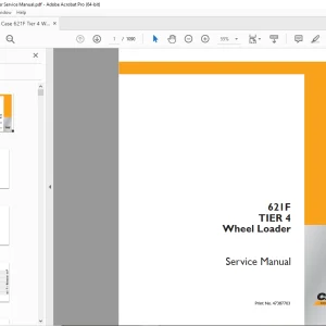 Case 621F TIER 4 Wheel Loader Service Manual(47387703) - PDF DOWNLOAD