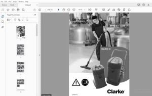 Clarke Maxxi II Operating Manual 107406019A - PDF DOWNLOAD