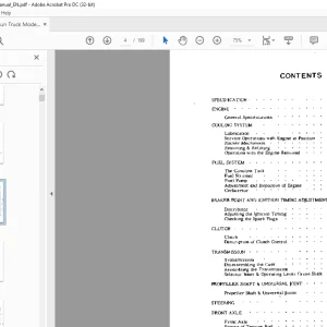 DATSUN TRUCK 320 SERVICE MANUAL - PDF DOWNLOAD