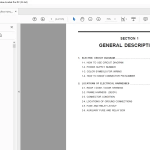 Daewoo Doosan Truck ultra novus electric Manual - PDF DOWNLOAD