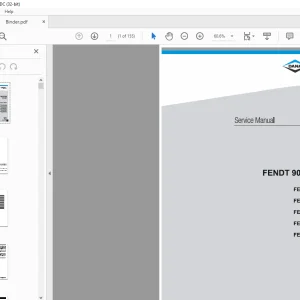 Dana Spicer Axle 980 FENDT 900 Vario Gen6 Service Manual  -  PDF DOWNLOAD