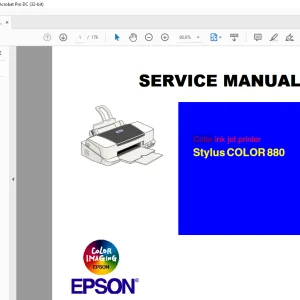Epson 880 Service Manual - PDF DOWNLOAD