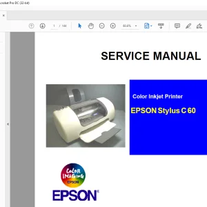 Epson C60 Service Manual -  PDF DOWNLOAD