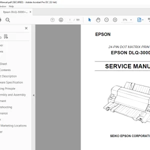 Epson DLQ-3000+ Service Manual - PDF DOWNLOAD