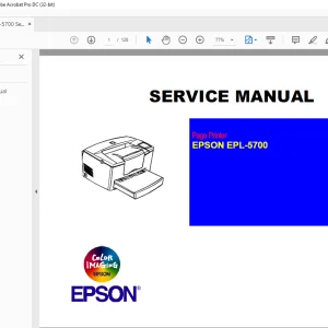 Epson EPL-5700 Service Manual-  PDF DOWNLOAD