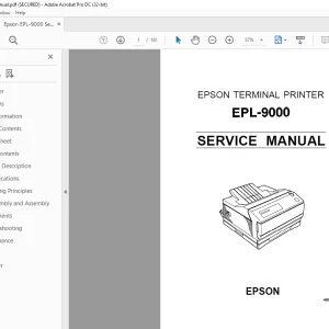 Epson EPL-9000 Service Manual - PDF DOWNLOAD