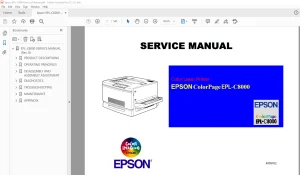 Epson EPL-C8000 Service Manual - PDF DOWNLOAD