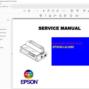 Epson LQ-2080 Service Manual - PDF DOWNLOAD