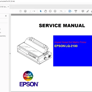 Epson LQ-2180 Service Manual - PDF DOWNLOAD