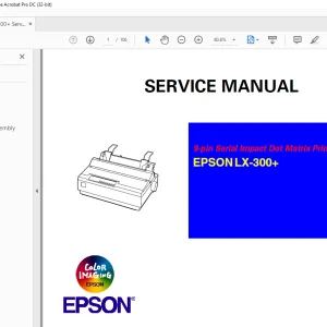 Epson LX300+ Service Manual - PDF DOWNLOAD