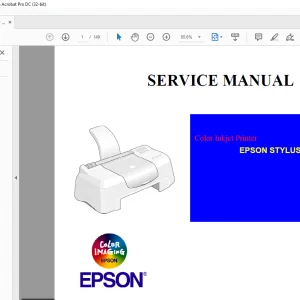 Epson Stylus Color 580 Service Manual - PDF DOWNLOAD