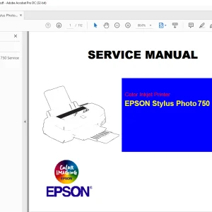 Epson Stylus Photo 750 Service Manual  SEIJ98005 - PDF DOWNLOAD