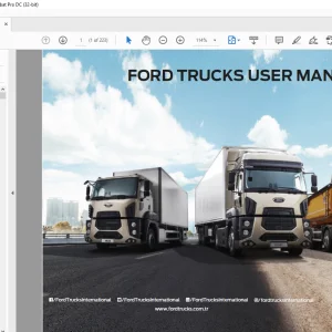 FORD TRUCKS USER MANUAL - PDF DOWNLOAD
