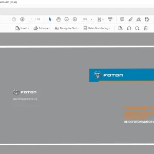 FOTON Auman BJ 1093 Руководство по эксплуатации - PDF DOWNLOAD