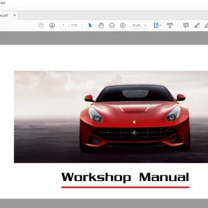 Ferrari F12 Berlinetta Workshop Manual - PDF DOWNLOAD