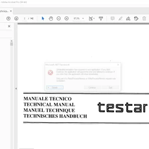 Ferrari Testarossa Technical Manual - PDF DOWNLOAD
