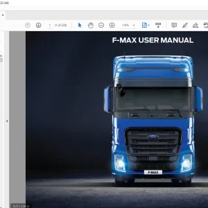 Ford Truck F-MAX USER MANUAL - PDF DOWNLOAD
