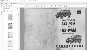 GAZ  ПA3-69M UND A3-69AM BETRIEBSANLEITUNG Manual - PDF DOWNLOAD
