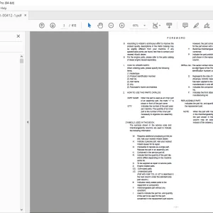 Hitachi 85Z7B Wheel Loader(CUMMINS)QSB6.7 Engine Parts Manual - PDF