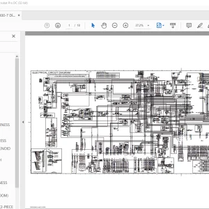 Hitachi ZX250-7 300-7 ELECTRICAL CIRCUIT DIAGRAM MANUAL - PDF DOWNLOAD
