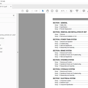 Hyundai Forklift HDF15-5 HDF18-5 Service Manual - PDF DOWNLOAD