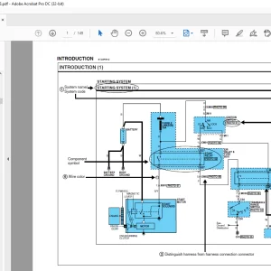 Hyundai HD-65 HD-72 HD-78 Electric Wiring Diagram Manual - PDF DOWNLOAD