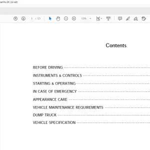 JAC Dumper truck PDF Owner's Manual - PDF DOWNLOAD