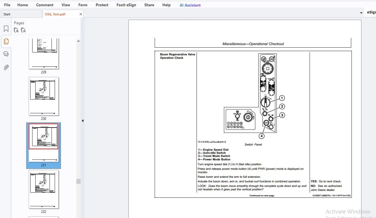 John Deere 135G Excavator Operation Manual OMT382334X19 - PDF DOWNLOAD - Image 2