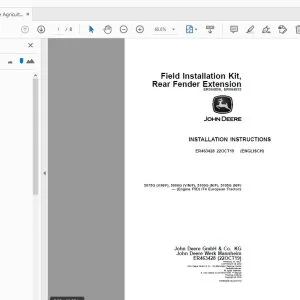 John Deere 5075G (V/N/F), 5090G (V/N/F), 5100G (N/F), 5105G (N/F) (Engine F5D) iT4 Instruction Manual ER463387 - PDF