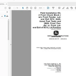 John Deere 5075G (V/N/F), 5090G (V/N/F), 5100G (N/F) & 5105G (N/F) (Engine F5D) iT4 Instruction Manual ER467328 - PDF DOWNLOAD