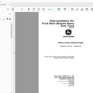 John Deere 5075G (V/N/F), 5090G (V/N/F), 5100G (N/F), 5105G (N/F) (Engine F5D) iT4 Instruction Manual ER469078 - PDF