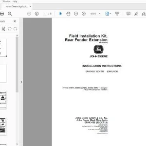 John Deere 5075G (V/N/F), 5090G (V/N/F), 5105G (N/F)—(Engine F5D) iT4 Instructions Manual ER463422 - PDF