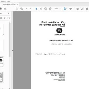 John Deere 5075G (V/N/F) (Engine F5D) FT4 Instructions Manual ER451025 - PDF DOWNLOAD