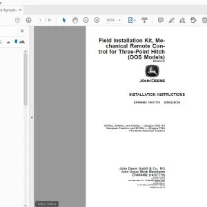John Deere 5075GL, 5090GL, & 5100GL (Engine F5D) iT4 European Tractors and 5075GL (Engine F5D) FT4 Instruction Manual ER498482 - PDF DOWNLOAD