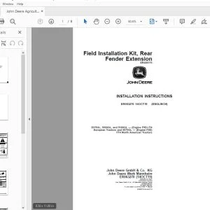 John Deere 5075GL, 5090GL, & 5100GL—(Engine F5D) iT4 European Tractors and 5075GL—(Engine F5D) FT4 Instructions Manual - PDF DOWNLOAD
