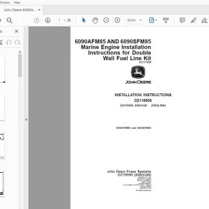 John Deere 6090AFM85 & 6090SFM85 Instruction Manual DZ118509 - PDF DOWNLOAD