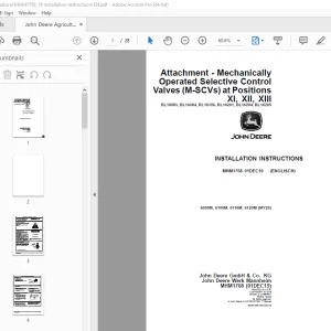 John Deere 6090M, 6100M, 6110M, 6120M (MY20) Instruction Manual PDF