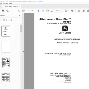 John Deere 6110M, 6125M, 6130M, 6140M, 6145M, 6155M, 6175M, 6195M (MY20) Instruction Manual MHM1865 PDF