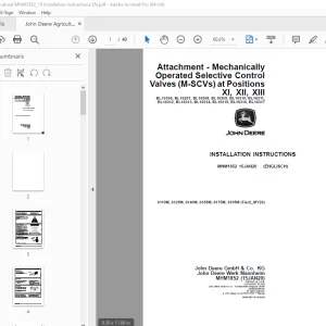 John Deere 6110M 6125M 6140M 6155M 6175M 6195M (Tier2_MY20) Instruction Manual PDF