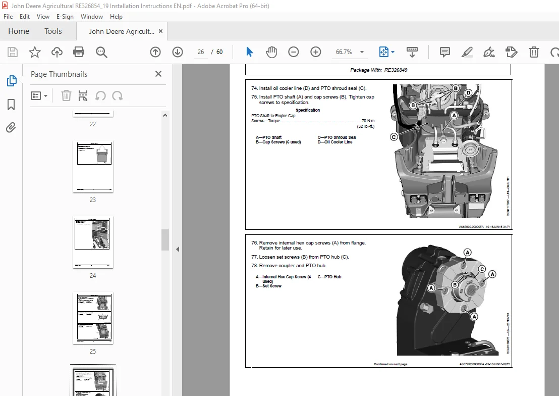 John Deere 7R Series Tractors Instruction Manual RE326854 - PDF DOWNLOAD - Image 3