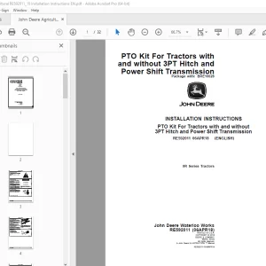 John Deere 9R Series Tractors Instruction Manual RE592011 - PDF DOWNLOAD