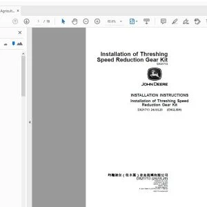 John Deere Agricultural DX21713 Installation Instruction Manual - PDF DOWNLOAD