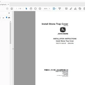 John Deere Agricultural DX21715 Installation Instruction Manual - PDF DOWNLOAD