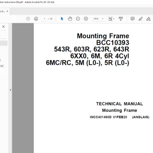 John Deere Agricultural INCC401490D Installation Instructions  Manual  - PDF DOWNLOAD