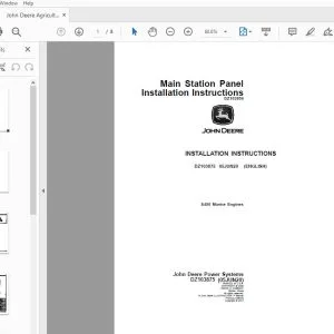 Download John Deere S450 Marine Engines Instructions Manual DZ103875 PDF