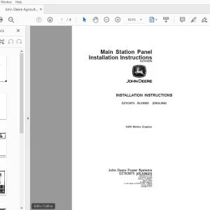 John Deere S450 Marine Engines Instructions Manual DZ103875 - PDF DOWNLOAD