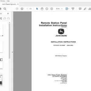 John Deere S450 Marine Engines Instructions Manual DZ103876 - PDF DOWNLOAD