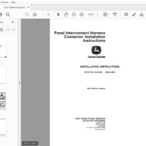 John Deere S450 Marine Engines Instructions Manual DZ121799 - PDF DOWNLOAD