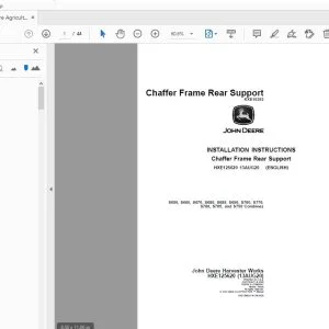 Instruction Manual for John Deere S650-S790 Combines PDF Download